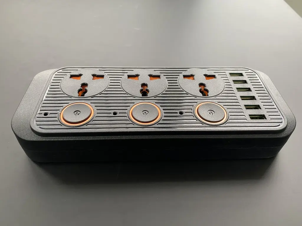 xLab 3 Universal Sockets - 1.5 Meters, Pure Copper Power Extension Board with 3 Single Switch (XEC-A09)