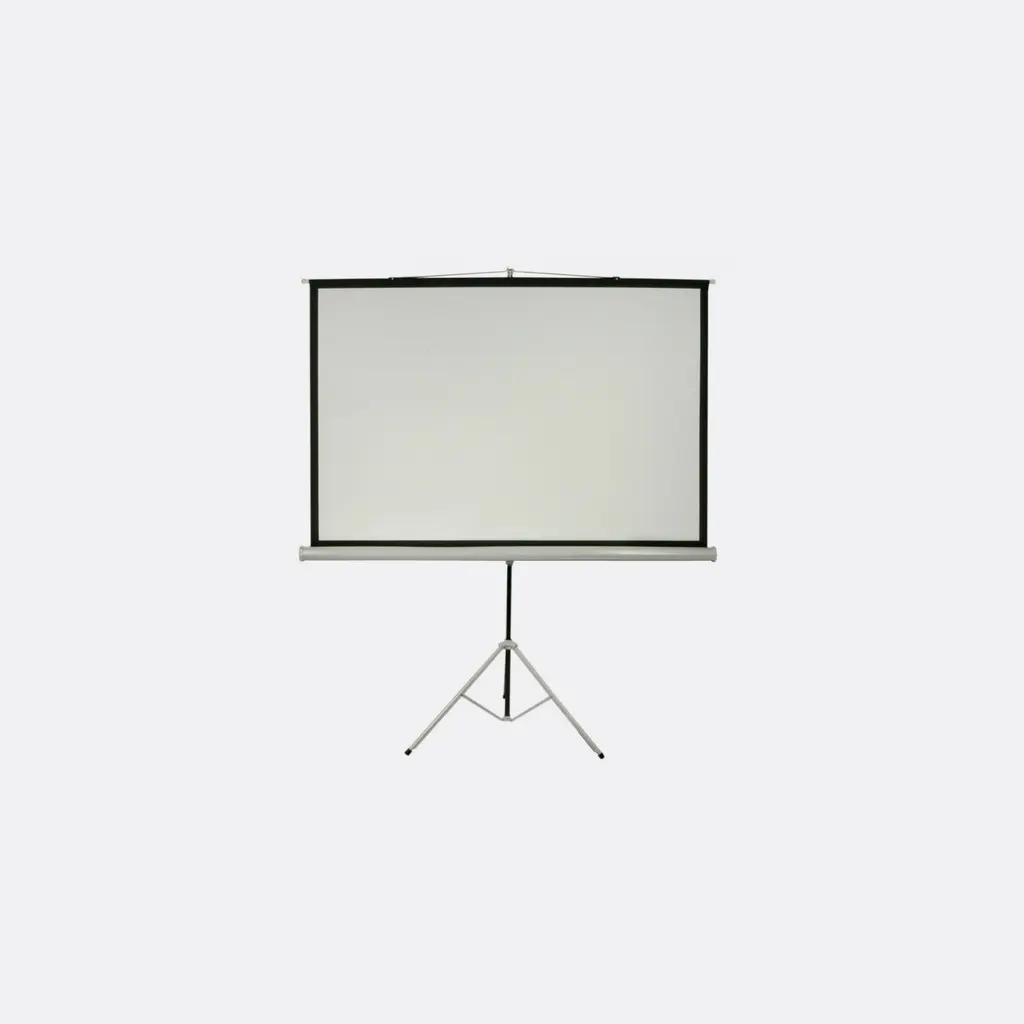 xLab XPSTS-84 Projector Screen, Tripod 84", 4:3, Matte White, 0.38mm Thickness