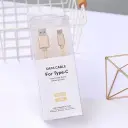 Nylon Braided 2M Type-C Sync Charging Cable (Gold)